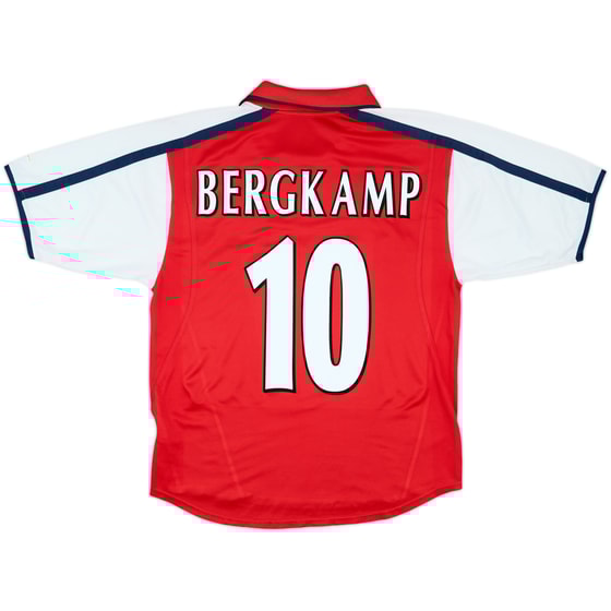 2000-02 Arsenal Home Shirt Bergkamp #10 - 6/10 - (S)