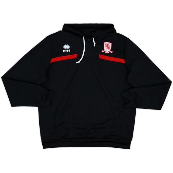 2008-09 Middlesbrough Errea Hooded Sweat Top - 9/10 - (4XL)