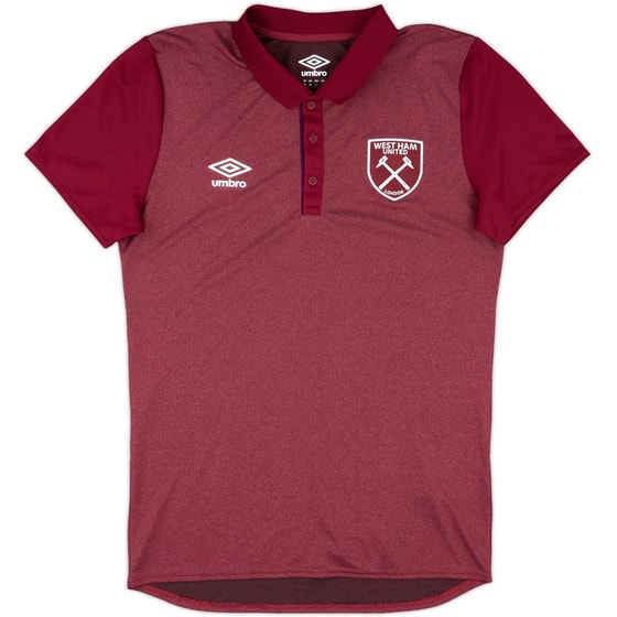 2018-19 West Ham Umbro Polo Shirt - 10/10 - (M)