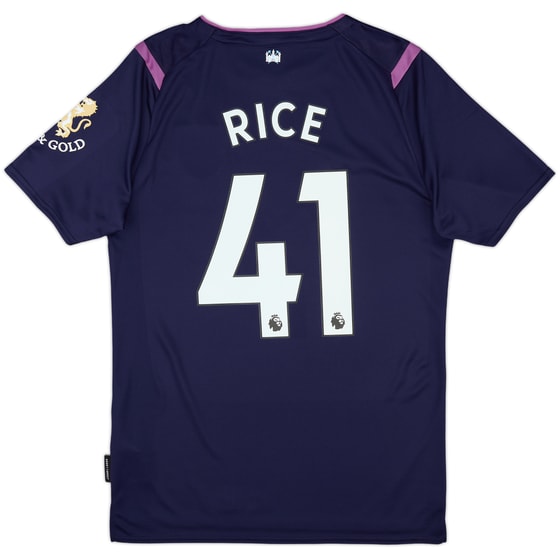 2019-20 West Ham Third Shirt Rice #41 - 8/10 - (S)