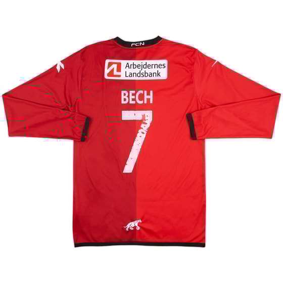 2014-15 FC Nordsjaelland Home L/S Shirt Bech #7 - 5/10 - (M)