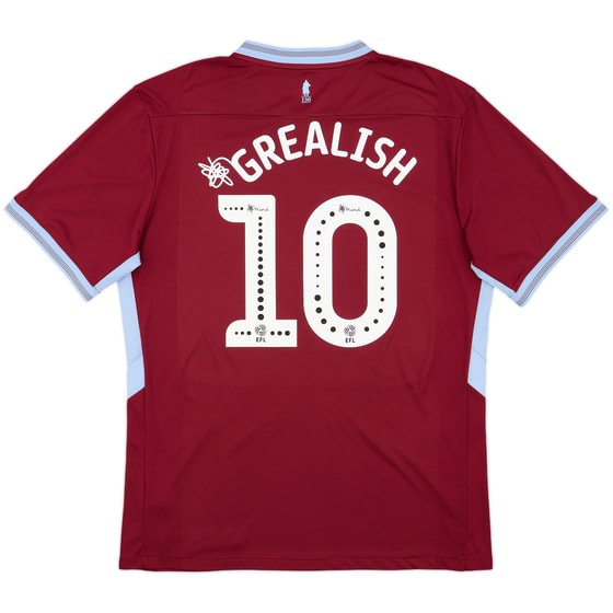 2018-19 Aston Villa Home Shirt Grealish #10 - 9/10 - (XL)