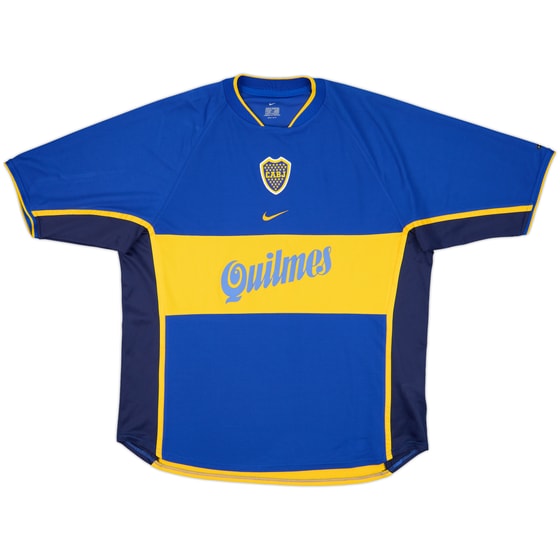 2001-02 Boca Juniors Home Shirt - 9/10 - (XL)