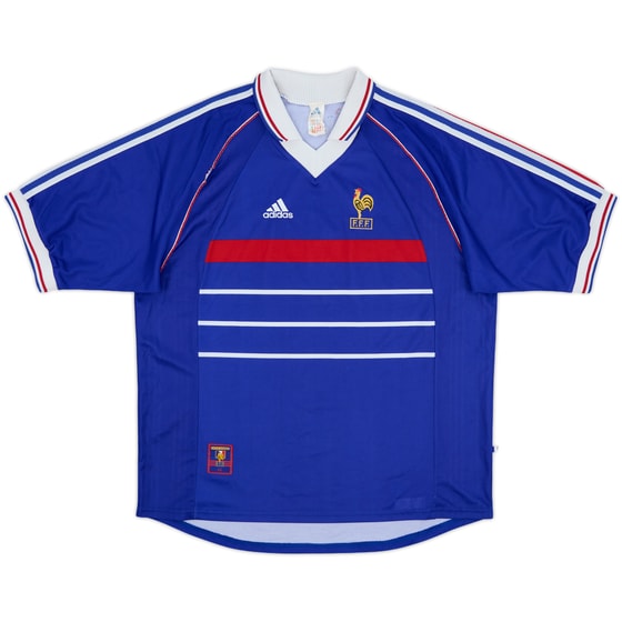 1998-00 France Home Shirt - 7/10 - (XL)
