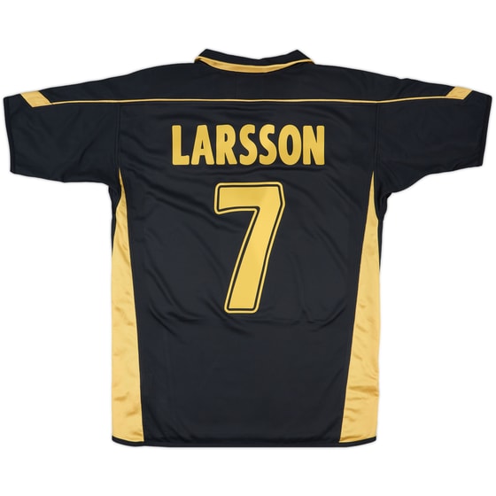 2003-04 Celtic Away Shirt Larsson #7 - 9/10 - (M)