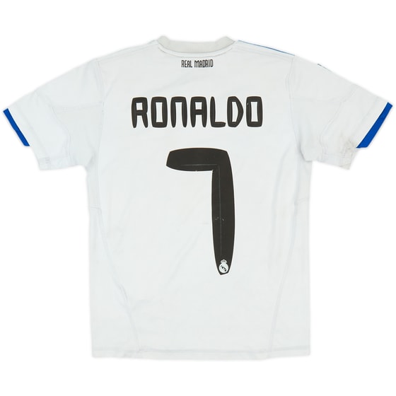 2010-11 Real Madrid Home Shirt Ronaldo #7 - 4/10 - (L.Boys)