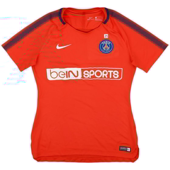 2017-18 Paris Saint-Germain Nike Player Issue Training Shirt #21 - 7/10 - (Women's S)
