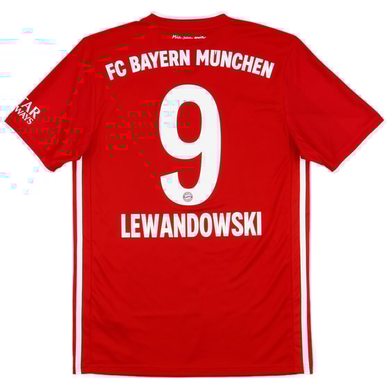 2020-21 Bayern Munich Home Shirt Lewandowski #9 - 8/10 - (S)