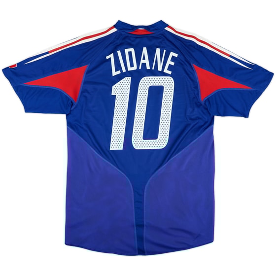 2004-06 France Home Shirt Zidane #10 - 6/10 - (M)