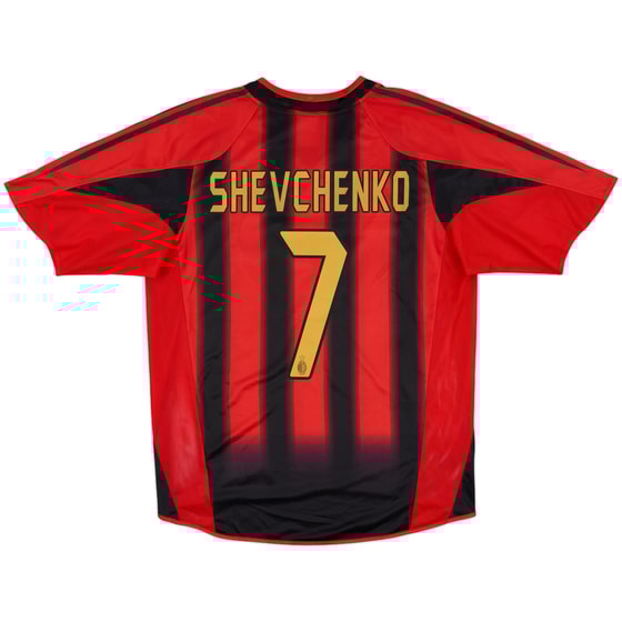 2004-05 AC Milan Home Shirt Shevchenko #7 - 9/10 - (M)