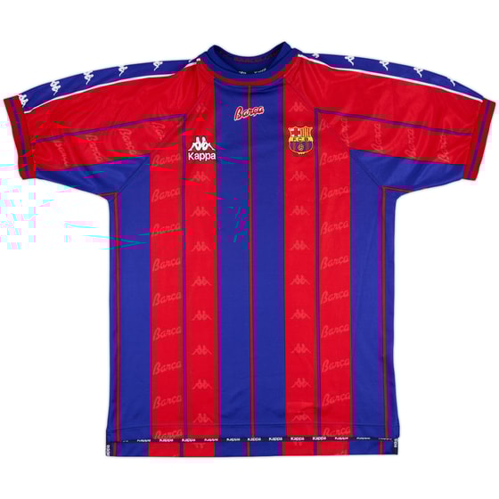 1997-98 Barcelona Home Shirt - 9/10 - (XL)