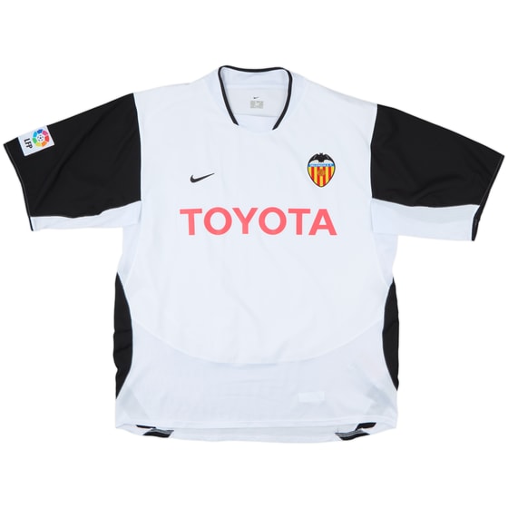 2003-04 Valencia Home Shirt - 10/10 - (XL)