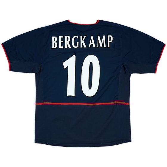 2002-04 Arsenal Away Shirt Bergkamp #10 - 9/10 - (L)