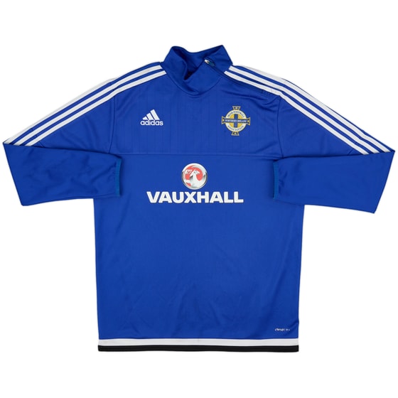 2016-17 Northern Ireland adidas 1/4 Zip Drill Top - 7/10 - (L)