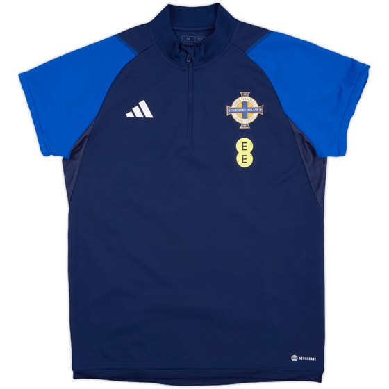 2016-17 Northern Ireland adidas 1/4 Zip Training Top - 10/10 - (M)