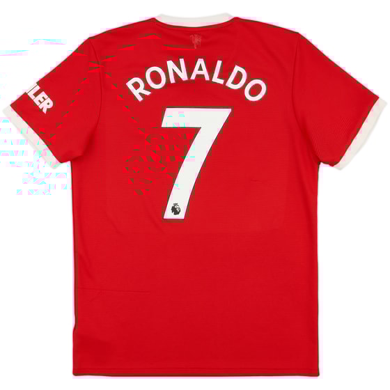 2021-22 Manchester United Home Shirt Ronaldo #7 - 7/10 - (M)
