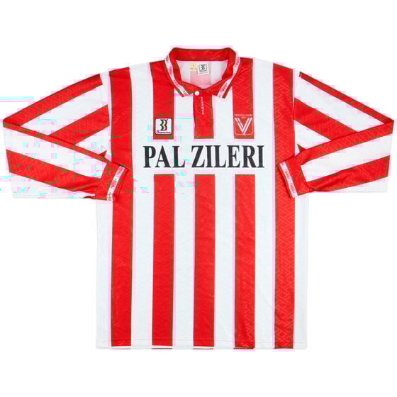 1993-94 Vicenza Squad Signed Home L/S Shirt - 8/10 - (XXL)