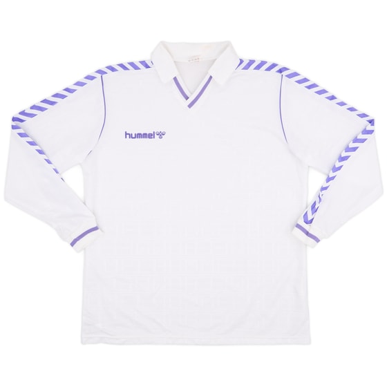 1980s Hummel Template L/S Shirt (Real Madrid) - 8/10 - (XXL)