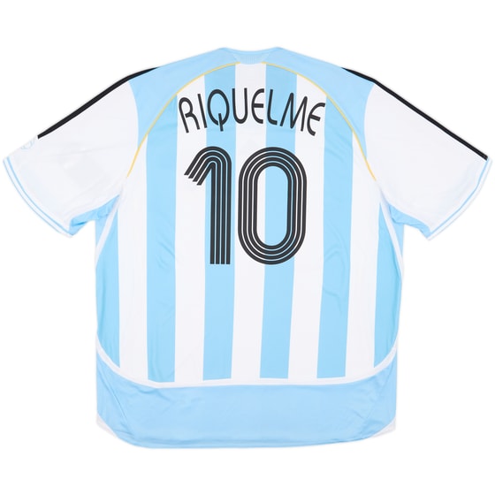 2005-07 Argentina Home Shirt Riquelme #10 (XXL)