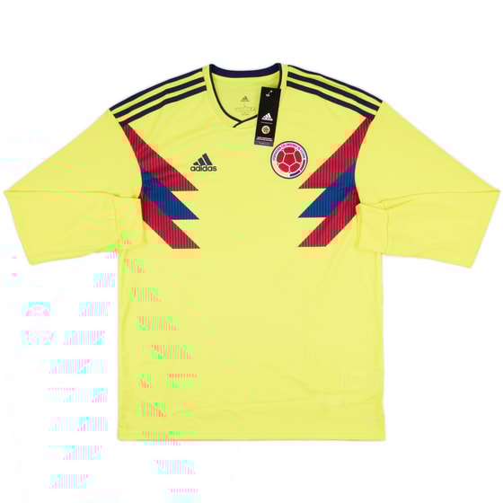 2018-19 Colombia Home L/S Shirt (L)