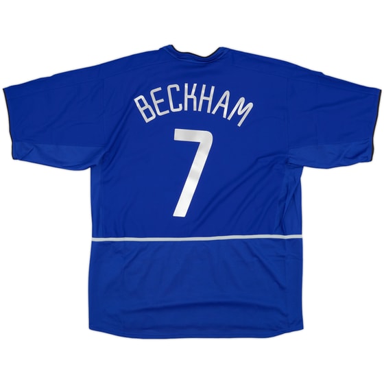 2002-03 Manchester United Third Shirt Beckham #7 (XXL)