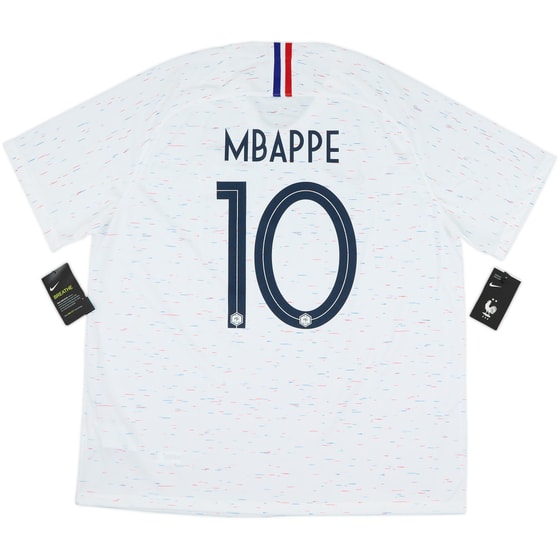 2018 France Away Shirt Mbappe #10 (XXL)