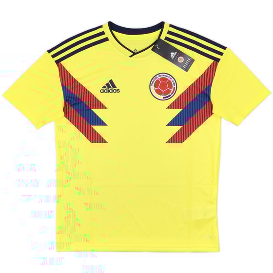 2018-19 Colombia Home Shirt (L.Boys)