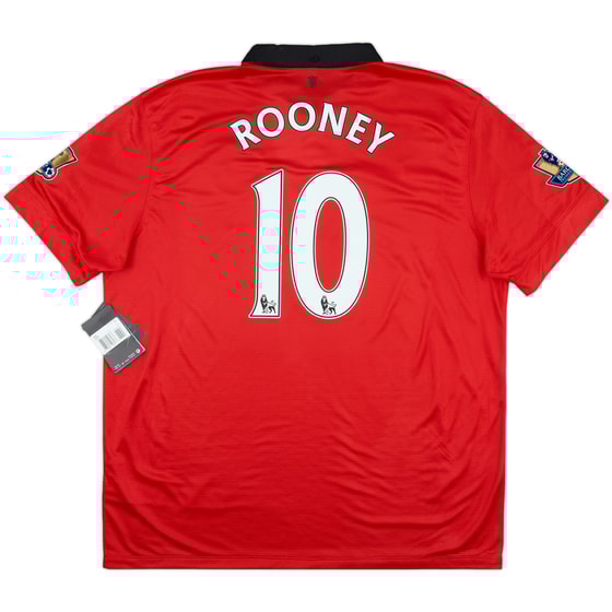 2013-14 Manchester United Home Shirt Rooney #10 (XXL)