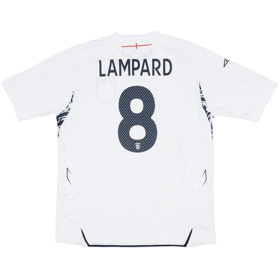 2007-09 England Home Shirt Lampard #8 (XL)