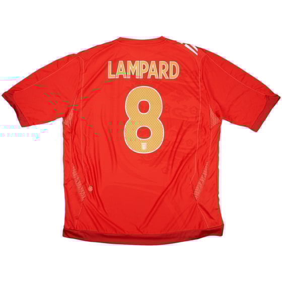 2006-08 England Away Shirt Lampard #8 (XXL)