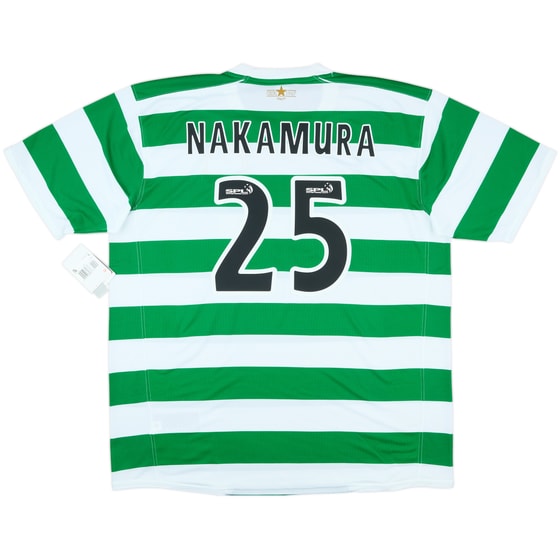 2007-08 Celtic Home Shirt Nakamura #25 (XXL)