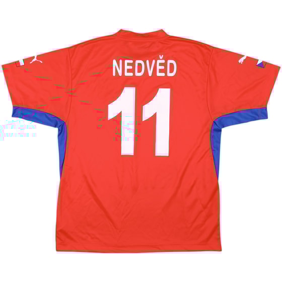 2002-04 Czech Republic Basic Home Shirt Nedved #11 (XXL)