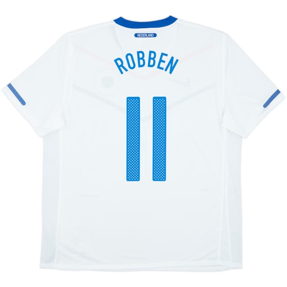 2010-11 Netherlands Away Shirt Robben #11 (XL)