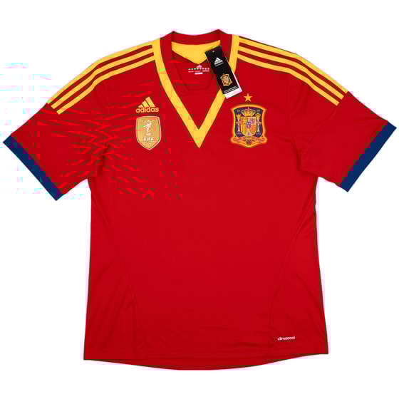 2013 Spain Confederation Cup Home Shirt (L)