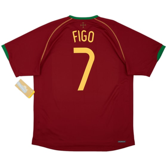 2006-08 Portugal Home Shirt Figo #7 (XL)