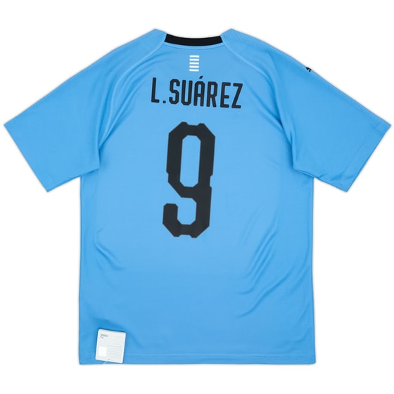 2018-19 Uruguay Home Shirt Suarez #9 (M)