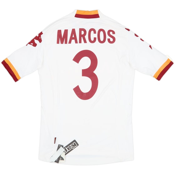 2012-13 Roma Away Shirt Marcos #3 (M)