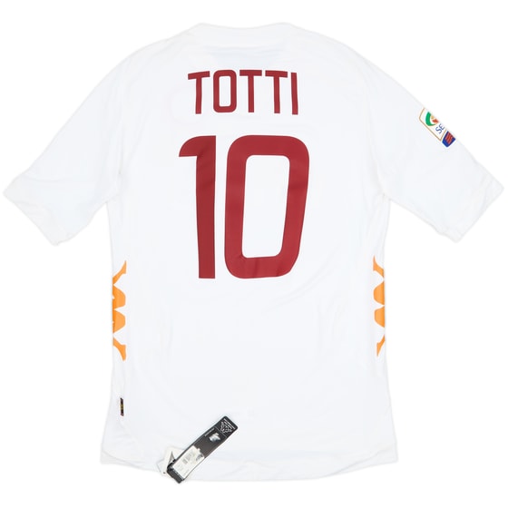 2011-12 Roma Away Shirt Totti #10 (XL)