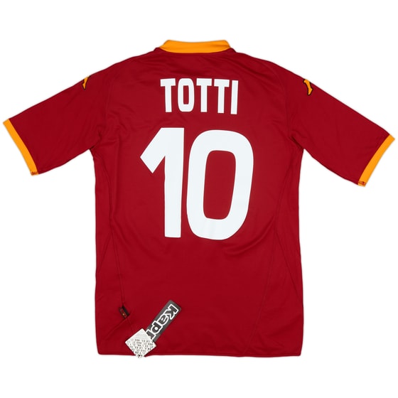 2007-08 Roma Home Shirt Totti #10 (M)