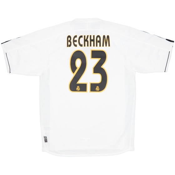 2003-04 Real Madrid Home Shirt Beckham #23 (S)