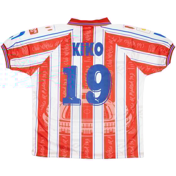 1996-97 Atletico Madrid Home Shirt Kiko #19 (M)