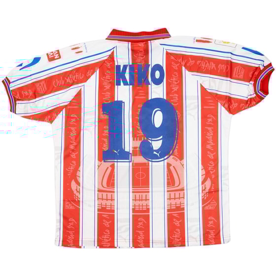 1996-97 Atletico Madrid Home Shirt Kiko #19 (M)