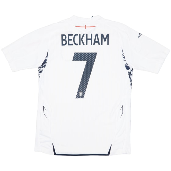 2007-09 England Home Shirt Beckham #7 (M)