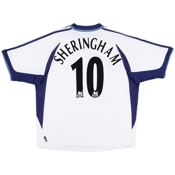 2001-02 Tottenham Home Shirt Sheringham #10 - 8/10 - (XXL)