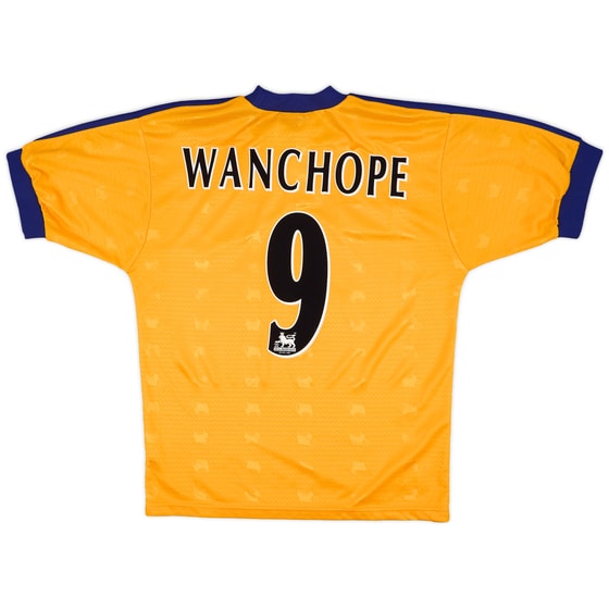 1997-98 Derby County Away Shirt Wanchope #9 - 9/10 - (M)