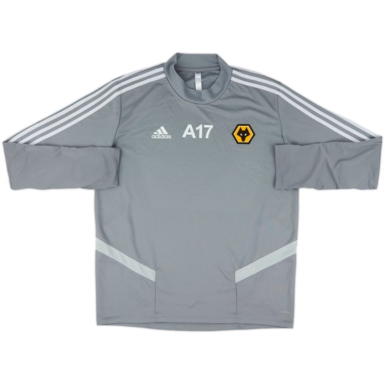2019-20 Wolves Staff Issue adidas Training Top A17 - 8/10 - (L)