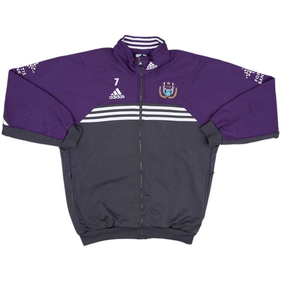 1999-00 Anderlecht adidas Player Issue Track Jacket #7 - 9/10 - (L)