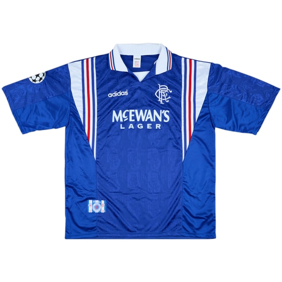 1996-97 Rangers Match Issue Champions League Home Shirt #6