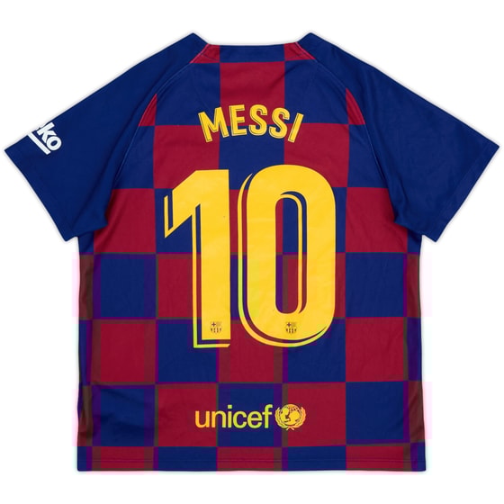 2019-20 Barcelona Home Shirt Messi #10 - 8/10 - (6-7 Years)