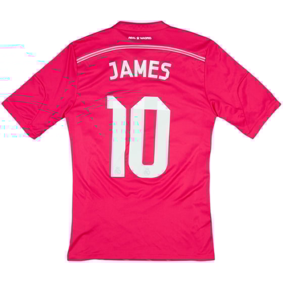 2014-15 Real Madrid Away Shirt James #10 - 7/10 - (S)